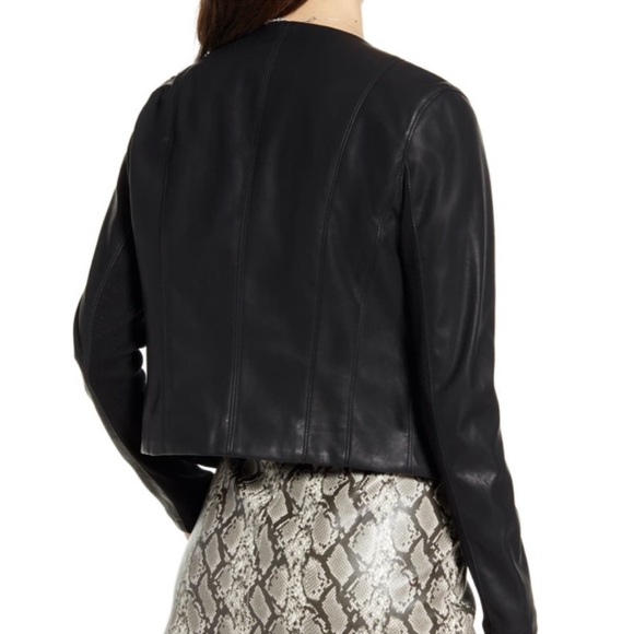 BLANKNYC Denim Record Breaker Collarless Jacket Size Medium - Picture 3 of 10